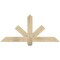 Ekena Millwork Kennewick Rough Sawn Timber Gable Bracket, Douglas Fir, 48"W x 22"H x 2"D x 4"F, 11/12 Pitch GBW048X22X0204KEN00RDF - alternate 1